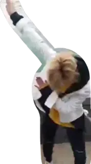😎 orang, dab, gestur, pose, menari, gerakan telegram sticker