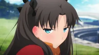 😂 Rin Tohsaka Fate/stay night Anime, Niedlich, Mädchen, Rin Tohsaka, Fate/stay night, Tsundere telegram sticker