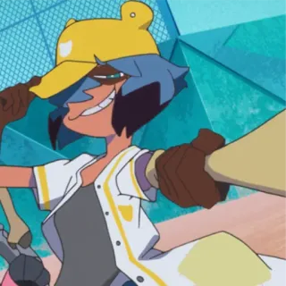 😀 Michiru Kagemori BNA: Brand New Animal Anime, Baseball, BNA, Michiru Kagemori, Tanuki telegram sticker