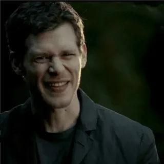 🖇 Klaus Mikaelson The Vampire Diaries vampire, série tv, grimace, expression, The Originals telegram sticker