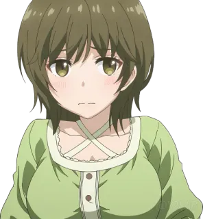 😕 Anime, Garota, Desenho animado, Personagem, Mulher whatsapp sticker