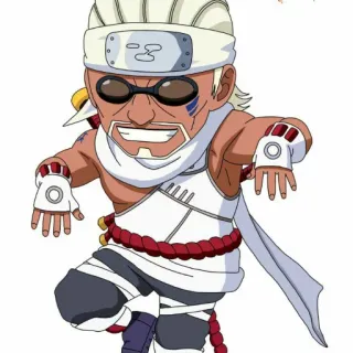 🐙 Killer Bee Naruto anime, manga, ninja, Killer Bee, Naruto telegram sticker