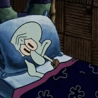 😭 Squidward Tentacles SpongeBob SquarePants whatsapp sticker
