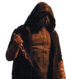 👿 horror, villain, knife, masked, hooded, scary, menacing telegram sticker