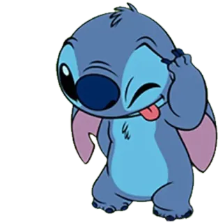 😜 Stitch Lilo & Stitch disney, cartoon, alien, süß, stitch telegram sticker