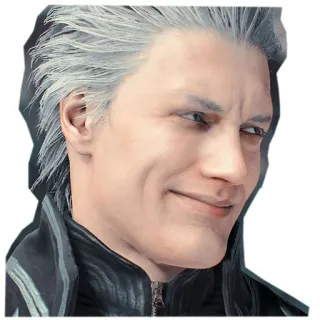 ☺️ Vergil Devil May Cry devil may cry, vergil, videospielcharakter, anime telegram sticker
