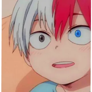 😀 Shoto Todoroki My Hero Academia Anime, Manga, My Hero Academia, Todoroki, Shoto telegram sticker