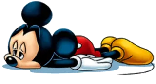 😫 Mickey Mouse микки маус, мультфильм, грустный, disney, персонаж telegram sticker