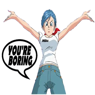 @STIKERFORALL 🇬🇧BULMA whatsapp stickers
