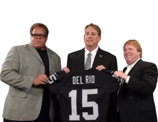 👕 DEL RIO
15 Del Rio, Giocatore di football, Sport, Football, NFL, Raiders, Maglia telegram sticker