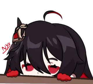 🌟 NYX Anime, Manga, Kawaii, Lucu, Nyx telegram sticker