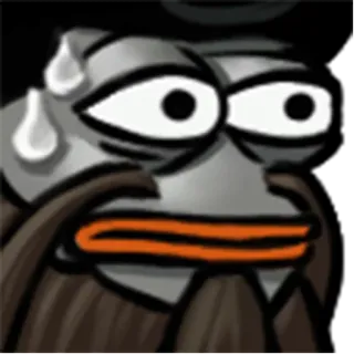 😥 meme, Pepe, emoticon, Internet meme, expression, cartoon telegram sticker