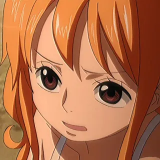 🍊 Nami One Piece Anime, Nami, One Piece, Dibujos animados, Personaje telegram sticker