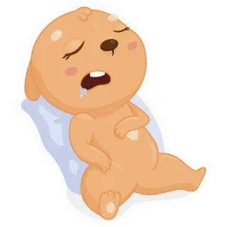😴 tidur, tertidur, kartun, lucu, bantal, lelah, tidur siang telegram sticker