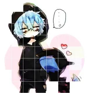 😍 Tomura Shigaraki My Hero Academia anime, manga, shigaraki, my hero academia, fanart, character telegram sticker