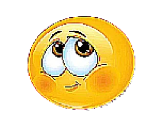 😳 表情符号, 笑脸, 脸, 可爱, 卡通 telegram sticker