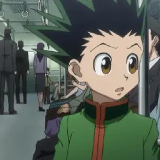 😧 Gon Freecss Hunter x Hunter anime, gon freecss, hunter x hunter, boy, cartoon telegram sticker