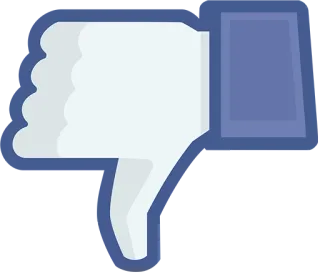 👎 No me gusta, Pulgar abajo, Negativo, Crítica, Gesto de mano telegram sticker