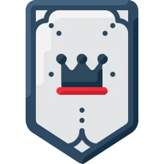 🎖 corona, scudo, emblema, stemma, realtà telegram sticker