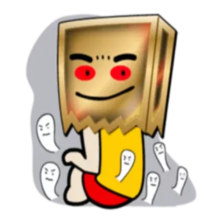 Box Head whatsapp stickers
