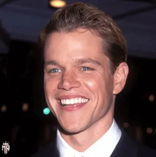 ☣ Matt Damon actor, celebrity, portrait, man, smile telegram sticker