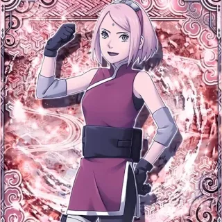 🌸 Sakura Haruno Naruto anime, sakura, haruno, ninja, cartoon, pink hair, girl telegram sticker
