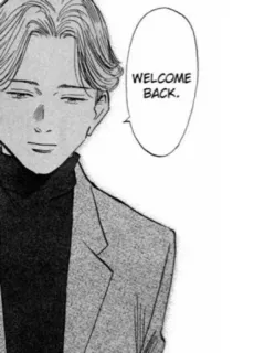 👀 WELCOME BACK. Anime, Manga, Bienvenue, Salutations telegram sticker