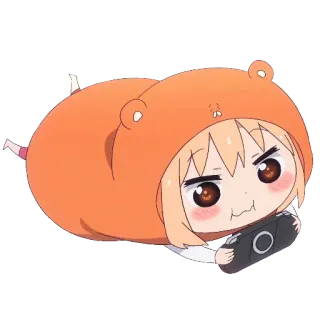🎮 Аниме, Девушка, Мило, Чиби, Игры, Мультфильм telegram sticker