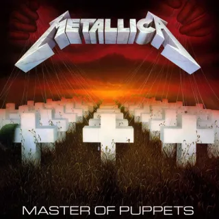 ✝ Master of Puppets METALLICA MASTER OF PUPPETS musica, band, copertina album, Metallica, Master of Puppets telegram sticker
