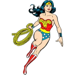 😌 Wonder Woman Wonder Woman, Superhéroe, DC Comics, Cómic, Diana Prince telegram sticker