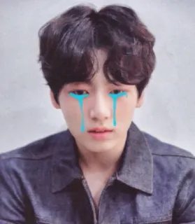 😭 triste, chorando, lágrimas, retrato, homem, emoção whatsapp sticker