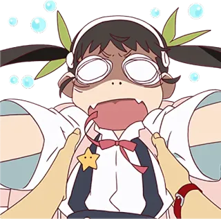😫 Hachikuji Mayoi Monogatari Anime, Karakter, Lucu, Hachikuji Mayoi, Monogatari telegram sticker