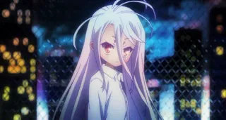 😠 Shiro No Game No Life Anime, Shiro, No Game No Life, dễ thương, cô gái, Manga whatsapp sticker