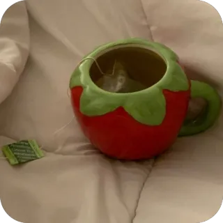 🫥 tea, cup, drink, beverage, hot drink telegram sticker