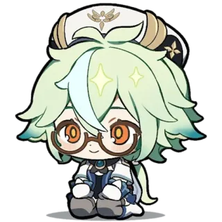 😊 Sucrose Genshin Impact Anime, Genshin Impact, Sucrose, Videospiel, Süß telegram sticker