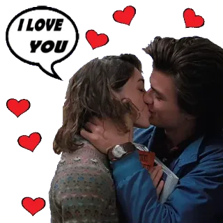 😘 I LOVE YOU love, kiss, couple, romance, heart, relationship telegram sticker