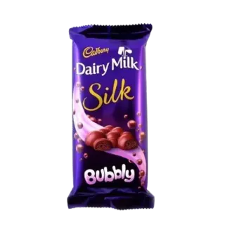 🍫 Dairy Milk Silk
Bubbly 巧克力, 糖果, 零食, 食物, 甜, 牛奶巧克力, 丝绸, 气泡 telegram sticker