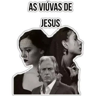 😭 AS VIÚVAS DE JESUS widows, jesus, religion telegram sticker