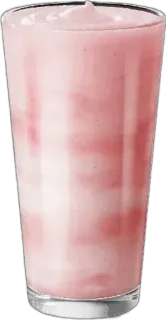 🌟 drink, smoothie, strawberry, pink, beverage, glass telegram sticker