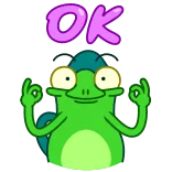 Chameleo telegram stickers