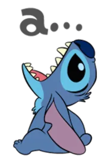🙃 Stitch Lilo & Stitch a... Стич, Лило и Стич, мультфильм, милый, инопланетянин telegram sticker