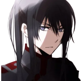 😒 anime, character, portrait, manga, illustration whatsapp sticker