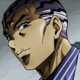 💥 Koichi Hirose JoJo's Bizarre Adventure Anime, Jojo, Koichi Hirose, Manga, Personaje, Pose whatsapp sticker