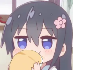 🥐 Anime, Niedlich, Kawaii, Manga, Chibi, Essen, Mädchen telegram sticker