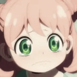 🥺 Anya Forger Spy x Family anime, spy x family, anya forger, cartoon, cute, girl, fanart telegram sticker