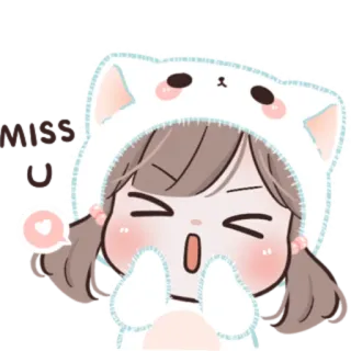 🍥 kawaii, fofo, anime, adesivo, menina, moletom de gato, emoji, desenho animado whatsapp sticker