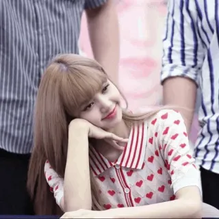 🍣 Lisa kpop, lisa, blackpink, idol, sängerin, lächeln, frau whatsapp sticker