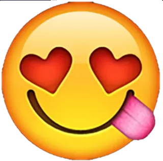 😋 Emoji, Cinta, Hati, Wajah, Ekspresi telegram sticker