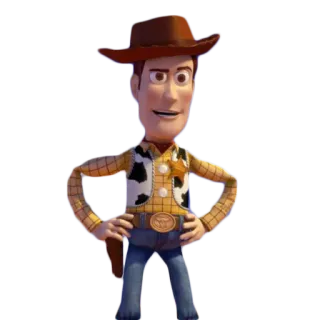 😉 Woody Toy Story cartone animato, animato, sceriffo, cowboy, personaggio telegram sticker