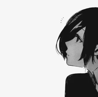 🐰 Touka Kirishima Tokyo Ghoul Аниме, Манга, Тоука Киришима, Токийский гуль, Персонаж telegram sticker